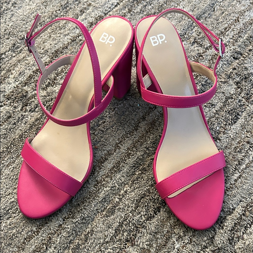 BP Women's Fuchsia Strappy Heels